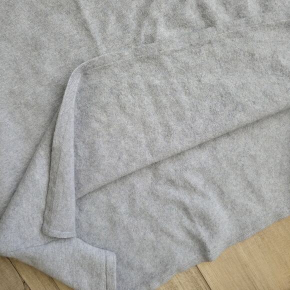 The North Face Cotton Wool Blend 1/4 Zip Gray Pullover Sweater Men Sz L - Picture 9 of 10